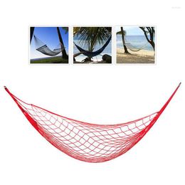 Hammocks Portable Durable Reticular Hammock With Rope Garden Outdoor Furniture Mesh Swing Nylon Hang Net SY-014