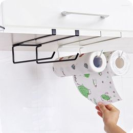 Hooks Iron Paint Kitchen Paper Towel Holder Rack Free Punching Is Not Easy To Rust For Stockpile Items And Wardrobe Clothing