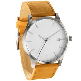 HBP Simple Minimalist Watch Fashion Quartz Date Men Watches Men Sports WristWatches Gift for Women Montres de luxe