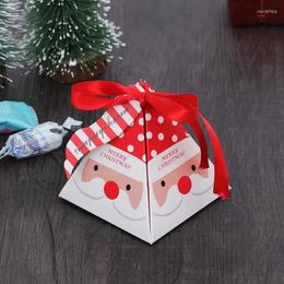 Decorações de Natal Merry Gift Gift Trey Toy Packaging Snowflake Candy Box 2022 anos Infantil