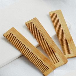 Hair Brushes 1Pcs High Quality Mas Wooden Comb Bamboo Vent Brush C187L Drop Delivery 2021 Products Care Sty Otphl