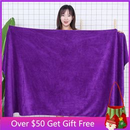 Towel Water Absorption Quick-dry Home El Large Size Massage Bath Superfine Fiber Soft Beauty Salon Steaming Bed Sheet