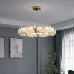 Pendant Lamps Post-modern Chandelier Atmosphere Simple Living Room LED Dining Bedroom Clothing Store Lighting