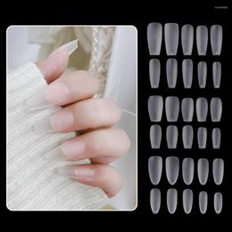 False Nails 100Pcs Excellent Manicure Tips Plastic Nail Patches No Odor Decorative Press On Clear Artificial DIY Art