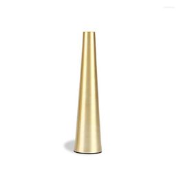 Vases Nordic Metal Vase Gold/Black Small Flower Arrangement Container For Wedding Table Centrepiece Decoration N1HF