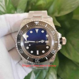 KS Maker Mens Watch 44mm Sea-Dweller 126660 D-Blue LumiNova Watches 904L Steel Ceramic Waterproof CAL.3235 Movement Mechanical Automatic Men's Wristwatches