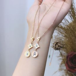 Luxury Exquisite Pendant Necklaces Fashion Women Jewellery Necklace Designer Style Accessories Selected Birthday Gifts Couple Family Friends Christmas