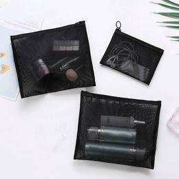 Transparent Women Cosmetic Bag Travel Makeup Case Zipper Make Up Organiser Small Large Storage Pouch Toiletry Beauty Wash Bag