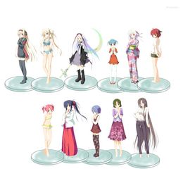 Keychains Anime Stand Hoshizora No Memoria Mare S. Ephemeral Acrylic Figure Display Desktop Decoration 15cm