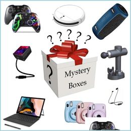 Other Auto Electronics Blind Box Upgraded Version Mystery High Quality Brand New 100 Winning Random Items Digital Electronic Car Acc Dhqvd