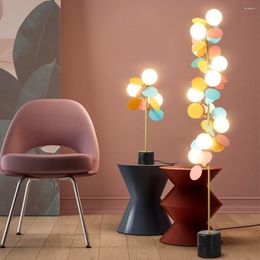 Floor Lamps Modern Led Lamp Petal Minimalist Lights For Living Room Bedroom Dining Art Decor Bedside Study Net Red Ins Table