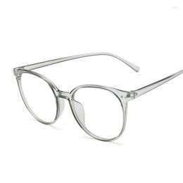 Sunglasses Frames Vintage Glasses Women Round Clear Eyewear Optical Eyeglasses Frame Transparent Lens Unisex Anti Blue Light Spectacle