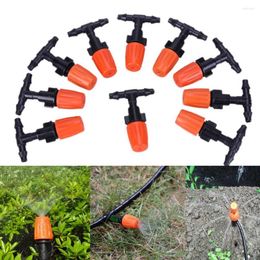 Watering Equipments 10Pcs Drip Sprinkler Anti-leak Detachable Adjustable Automatic Irrigation Plants Misting Atomizing Emitter