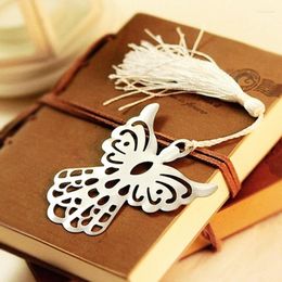 Set Of 10pcs Angel Metal Bookmark Delicate Tassel Book Page Marker Christmas Halloween Year Decorations