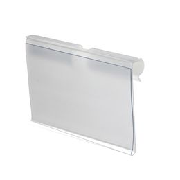 Retail Supplies PVC Plastic Price Tag Sign Label Display Holders Clips Supermarket Shelf Wire Hook Rack White 100pcs