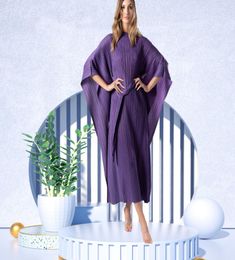 Повседневные платья vestidos de mujer verano платья для халата дизайнер для женщин плюс размер элегантный Longue Femme Вечерний гала -гала -фиолетовый макси