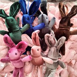 Plush Keychain Mini Rabbit Dolls Soft Toys Sleeping Doll Rabbit Custom Soft Toys Gift