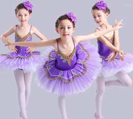 Stage Wear 2022 Children Professional Platter Tutu Ballet Dress Swan Lake Dance Costume Girls Dancewear For