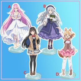 Keychains Anime Stand Spirit Chronicles Seirei Gensouki Aishia Ayase Miharu Acrylic Figure Display Desktop Decoration 15cm