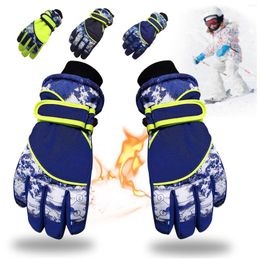 Racing Jackets Ski Warm Outdoor Insulation Snow Waterproof-Gloves Sports Gloves Winter Children's Cycling Clothing