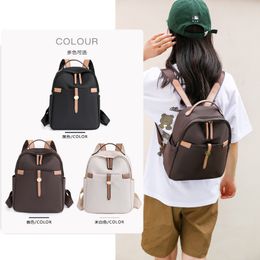 Women Backpack Style Canvas Oxford Fashion Casual Bags Small Girl Schoolbag Business Laptop Backpack Charging Bagpack Rucksack Sport&Outdoor Packs 6717