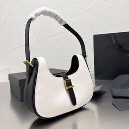 2022 Fashion Designer Shoulder bags Underarm half moon handbag Women Hobo Clutch OYSL Luxury genuine leather Cross body shopping backpack