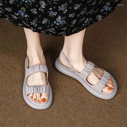 Sandali 2022 Summer Woman Shoes Fashion Casual Open Toe For Women Tacco basso Platform Flat