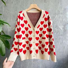 Sweater Women designer coats knitted pullover autumn winter long sleeve tops letter jacquard fashion casual coat