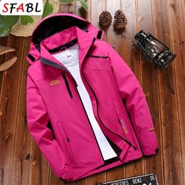 Women's Jackets SFABL Youthful Trend Windbreak Waterproof Breathable Hooded Outdoor Sport and Coats Men 221109