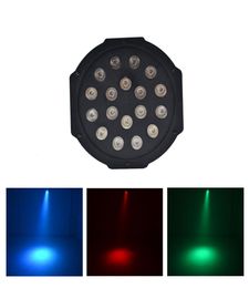 Aucd Mini 18 PCS RGB Red Green Blue LED LED PAR CAB LIGHTING Disco DJ Effetto del club Disco Spettacolo di nozze DMX Light Strobe Lepar186874064