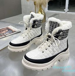 Boots Women Boots Fashion- Leisure Winter Keep Warm Lace-Up Comfortable 2023