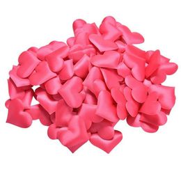 100Pcs 3.5cm Love Heart Sponge Petal Decoration Confetti Throwing Petals Romantic Sponged Table Bride Wedding Valentine's Day Party Petalo De Esponja Sponsblaadje