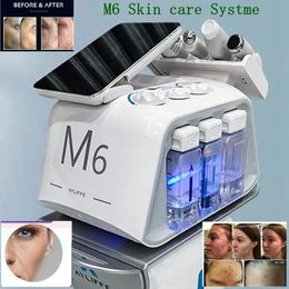 6 in 1 H2O2 Deep Cleansing Hydro Dermabrasion Ultra-Micro Hydrogen Oxygen Small Bubble Cleansing Facial Moisturising Skin Management Beauty Device