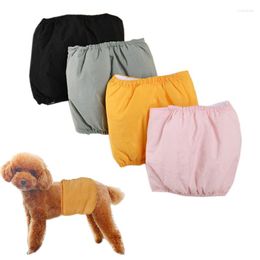 Dog Apparel Pet Diapers Pants Physiological Underwear Briefs Puppy Sanitary Shorts Washable Solid Color Nappy Clothes Products