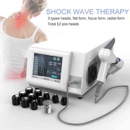 Professional Other Massage Items Body Relax Joint Pain Relief Shock Wave Device Physical Therapy Equipment 12 Heads Shockwave ED Treatment Machine Clinic Use
