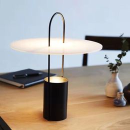 Table Lamps Vintage Portable Lamp For Bedroom Bedside GU10 Night Lights Black Led Desk Home Decoration