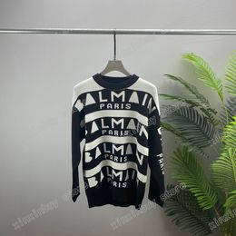 xinxinbuy Men designer Hoodie sweater stripe Letter jacquard print Paris cotton women black white green S-2XL