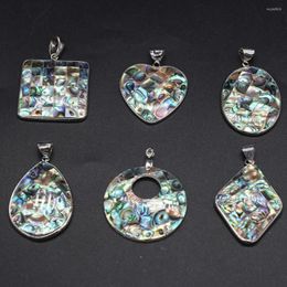 Charms Natural Abalone Shell Pendant For DIY Jewelry Making Necklaces Bracelets And Earrings Multi Shape