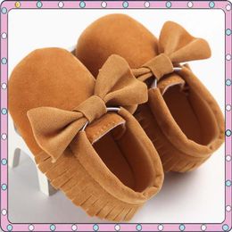 First Walkers Baby Shoes Born Toddler Prewalkers Moccasins Girls Tassel Shoe Bow Knot Sequin Casual Sneaker 0-18M Autumn