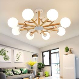 Ceiling Lights Nordic Chandeliers For Living Room Bedroom Kitchen Glass Led Chandelier Lighting Bird Deco Lamp Modern Lustres De Plafond