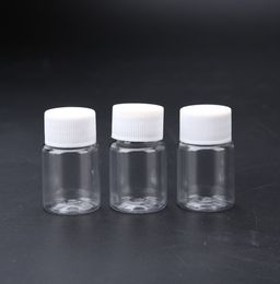 500pcs 15ML Portable Clear Plastic Bottles Small Vial Liquid Solid Packing Bottle Wholesale Medicine Bottle