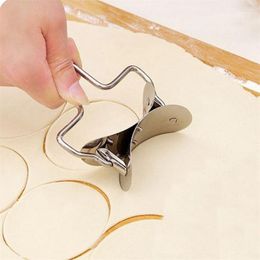 Baking Tools Stainless Steel Dumpling Pie Ravioli Mould Pastry Cutter Dough Press Maker Cooking Circle Device Making Machine