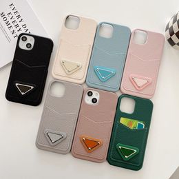 Leather Designer Phone Cases For Iphone 14 Pro Max 13 12 11 Sets Max Fashion Shockproof Wallet Convience Carry Card 22110905CZ