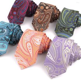 Bow Ties Skinny Neck For Men Women Casual Paisley Tie Suits Wedding Business Slim Necktie Gravata Gifts