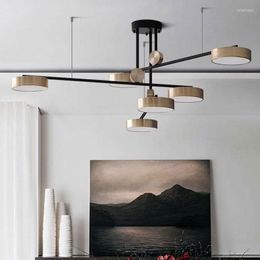 Chandeliers Nordic Postmodern Lightweight And Luxury Living Room Lights Minimalist Individual Atmospheric El Rotary Ins Chandelier