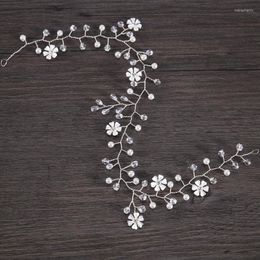 Headpieces The Headband White Flowers Bridal Headdress Decorated Wedding Dress Style Hair Accessories Jewelry Decoration