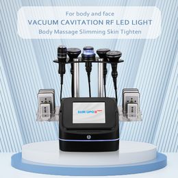 Cavitation RF Slimming Machine Body Shaping Vacuum Therapy Lipolaser Fat Reducing Improve Skin Texture Cold Hammer Shrinks Pores