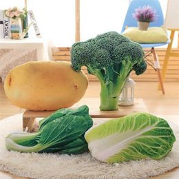 Plush Dolls 1pc 50cm Creative Simulation Vegetable toy Broccoli potato stuffed soft vegetable Pillow Cushion for Kid's Christmas gifts 221109