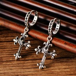 Dangle Earrings Europe And America 2022 Trendy Vintage Crown Cross Fashion Luxury Jewellery For Women