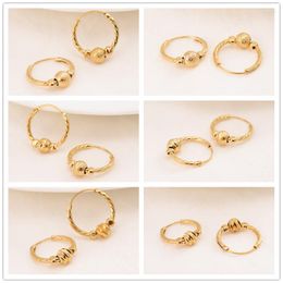 Hoop Earrings 2022 Trend Jewelry Gold Color For Women Small Simple Round Circle Huggies Ear Rings Steampunk Accessories